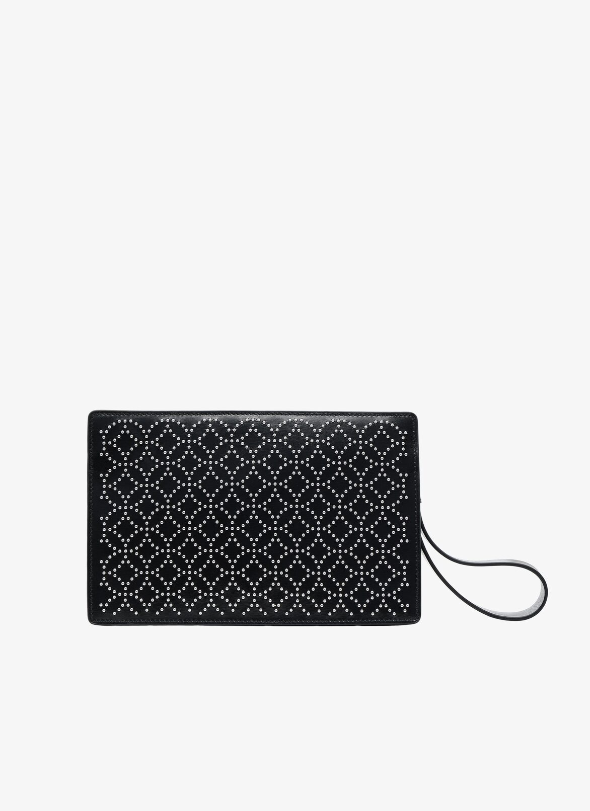 POCKET CUIR LUX CLOU ARABESQUE BLACK ALAÏA BLACK  POCKET CUIR LUX CLOU ARABESQUE BLACK